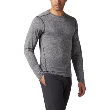 Columbia Muške Majice S Kapuljačom - Deschutes Runner Long Sleeve Big Crne | ZBDQ-28173